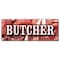 Signmission BUTCHER BANNER SIGN shop meat quality usda beef pork poultry steak roast seafood B-Butcher - alternate 1